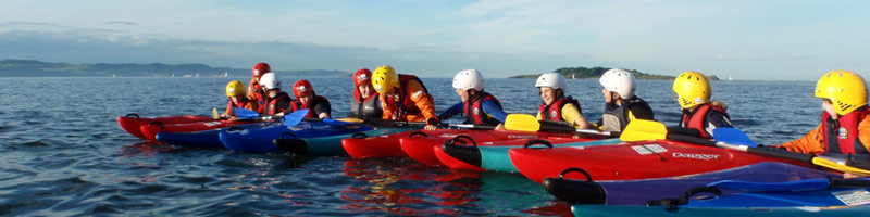Scouts in Kayaks